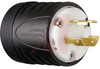 Plug, Turnlok 3 Wire Grouding, IP20, 20A, 125V,Black Back,White Front - 70050634 - Allied Electronics, Inc.