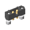 2 Pos. Male SIL Vertical Throughboard Conn. 101Lok - M80-5000000ME-02-PM1-00-000 - Harwin Plc