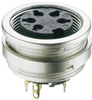 Connector,circular Din,female Chassis Socket W/lock Ring,front Mount,solder Term,ip40 Rohs Compliant Lumberg - 23AH3974 - Newark, An Avnet Company