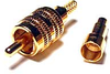 Premium 75 Ohm RCA Plug Mini Coax 26 AWG -- RCA75RGB