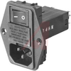 MULTI-FUNCTION MODULE, IEC 32-C14, SCREW MOUNT, PLASTIC, DPST SWITCH - 70133414 - Allied Electronics, Inc.