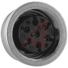 connector,circular din,female panel recept,front mt,7 silver-pltd solder contact - 70013456 - Allied Electronics, Inc.