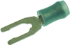 Terminal, Spade/fork, #8, Crimp, Blue; Product Range Amp Te Connectivity - 71C8515 - Newark, An Avnet Company