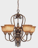 965-243 Mid. Chandeliers-Glass Up - 426487 - Capital Lighting, Inc.