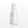 Large-Bore Male Connector, White - 98804 - Qosina Corp.