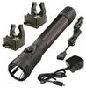 Streamlight PolyStinger DS LED - AC/DC Charge Cords - 2 Bases - Black - STL-76813 - Andax Industries