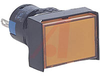Switch, Pushbutton, Miniature, LED Illuminated OILTIGHT ENCLOSURE, AMBER - 70173277 - Allied Electronics, Inc.