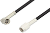 SSMA Male to SSMA Male Right Angle Cable 48 Inch Length Using RG174 Coax, RoHS - PE36569LF-48 - Pasternack