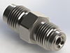 Precision Metal Orifices - Double Male Union -- IC-DM4-28-SS