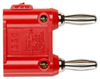 Double Banana Plug, 15A, Turret, Red; Gender Pomona - 93F2920 - Newark, An Avnet Company