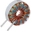 INDUCTOR, HIGH CURRENT TOROIDAL, 120UH,0.040 OHM DCR MAX, VERTICAL MOUNT - 70154521 - Allied Electronics, Inc.