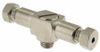 M5 Thread to 1/16 Inch O.D. Tubing, Tee Compression - S5MCBT-16 - Beswick Engineering Co., Inc.