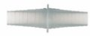 Barbed fittings, Straight Connector, Clear PP, 5 mm ID, 2 mm, 52 mm, 16 mm; 120/pack -- GO-30605-01 - Image