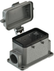 Heavy Duty Housing, 10B, 2 Lever, Panel; Heavy Duty Connector Type Harting - 04C8618 - Newark, An Avnet Company