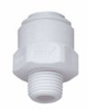 Push-to-connect male adapter, polypropylene, 1/4