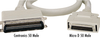 10ft External SCSI Cable Micro D50 Male To Micro D Male -- EVMSC02-0010-MM - Image