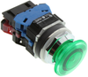 Illum Pb Sw, Spst-No/nc, Grn, 10A, 110V; Product Range Idec - 59AC9345 - Newark, An Avnet Company