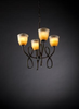 GLA-8910-56-GLDC-DBRZ Mid. Chandeliers-Glass Up - 494983 - Capital Lighting, Inc.