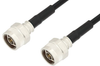 N Male to N Male With Times Connectors Cable 60 Inch Length Using LMR-240 Coax - PE3C0101-60 - Pasternack