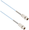 Lead Free High Temp 1553 Twinax Cable Assembly Bend Relief Cable Jack To Jack 1 Meter - MSA00452-1M - MilesTek Corporation