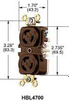 Connector, Power Entry, Receptacle, 15A; Connector Type Hubbell Wiring Devices - 49H4425 - Newark, An Avnet Company