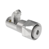 Compression Latch, Self-Adjusting, Miniature Size, Tool Locking, Hex Recess, 1.5-4.8mm Panel, 0.8-7.1mm Grip, Stainless steel, Passivated, Silver - 27-10-701-20 - Southco