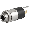 solder terminal, screened, 3-pole, Audio Plug/Sockets, 3.5 mm - 4832.2300 - SCHURTER Inc