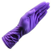 Sperian Powercoat PSD-N18 Blue Medium Nitrile Powder Free Disposable Gloves - Industrial Grade - Rough Finish - 12 in Length - 801462-219838 -- 801462-219838