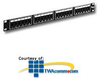 ICC USOC Patch Panel, 6 Position-  6 Conductor, 24 Port/1.. - ICMPP024U6 - TelephoneStuff.com