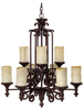 3269MBZ-125 Mid. Chandeliers-Pillar Candle - 730555 - Capital Lighting, Inc.
