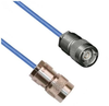 TTM SUBMINIATURE THREADED SOLDER/CLAMP PLUG TO TRS SUBMINIATURE 3-SLOT SOLDER/CLAMP 30-02003 .150 O.D. CABLE - MP-2474-36 - MilesTek Corporation
