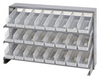 Bins & Systems - Clear-View Bins - Economy Shelf Bins - Sloped Shelving - Bench Racks - QPRHA-101CL - Image