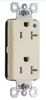Duplex/Single Receptacle -- PTTR26362-HG - Image