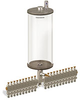 Levelux Clear View Multiple Feed Manual Lubricator, 1 gal Acrylic Reservoir, 21 Feeds, 1/4” OD Tube Outlets - B5178-128AB211W - Oil-Rite Corp.