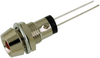 Panel Mount Indicator, Led, 8Mm, Red, 2.1V; Led Color Bivar - 06W0136 - Newark, An Avnet Company