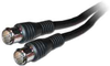 6' Nickel F-Quick Coaxial Cable, Black - 72-115 - Computer Network Accessories, Inc.