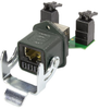 In-Line Adaptor, Rj45 Jack, 8+4Pos, Cat6; In Line Connector A Harting - 67X7587 - Newark, An Avnet Company