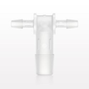 T Reducer Connector, Barbed, Natural - 61539 - Qosina Corp.