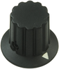 Round Skirted Knob W/ Arrow Ind, 6.35Mm; Shaft Type Ehc (Electronic Hardware) - 34C9068 - Newark, An Avnet Company