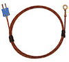 Digi-Sense Type T Econ Bolt on T/C Probe #6 Scr w/Mini Con,12