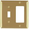 Combination Openings, 1 Toggle Switch & 1 Decorator -- SB126 - Image