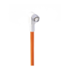 M8 F&B (Wash-Down) Sensor/Actuator Single-Ended Cordset: Female, angled, 4-pin, A-coded, white body, 30 V AC/DC, 4 A; TPE orange cable, 4-wires, 0.25 mm² - WRKMWV 4-521 - Belden Inc.