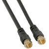25ft F Type Screw-on RG59 Cable Black Gold Plated - 2023-SF-05 - SFCable.com