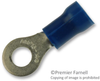 Terminal, Ring Tongue, #8, Crimp, Blue; Stud Size - Metric Amp - Te Connectivity - 96F7152 - Newark, An Avnet Company
