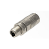 M12 Field Attachable Connector, Crimp, Metal housing, IP67, male, 2-ple, SPE-2M, shielded, -- ISPECCGZS-2M