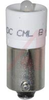 Lamp;LED, T-3-1/4, BA9, 28VAC/VDC, 15mA, White - 70011865 - Allied Electronics, Inc.