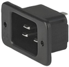 Iec C20 Inlet, 16A, 250V, Solder, Panel; Iec Connector Type Schurter - 23M2099 - Newark, An Avnet Company