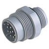 N11R, M26 x 1.5 thread, Receptacle, Male, Front Mount, Grey housing, 60 V, 5 A, w/ M20x1.5 panel thread, monoblock design - N11R AM 2 M20 - Belden Inc.