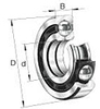 QJ Style Standard Angular Contact Ball Bearings - QJ 210 - Emerson Bearing Co.