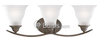 Three-Light Wall Bracket Light Fixture - P3192-33 - bulbs.com